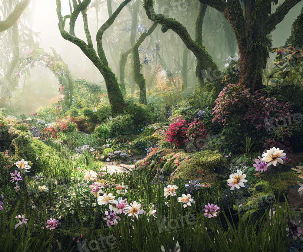 Kate Forest Fantasy Jungle Flower Backdrop Designed by Chain Photography - Image 6