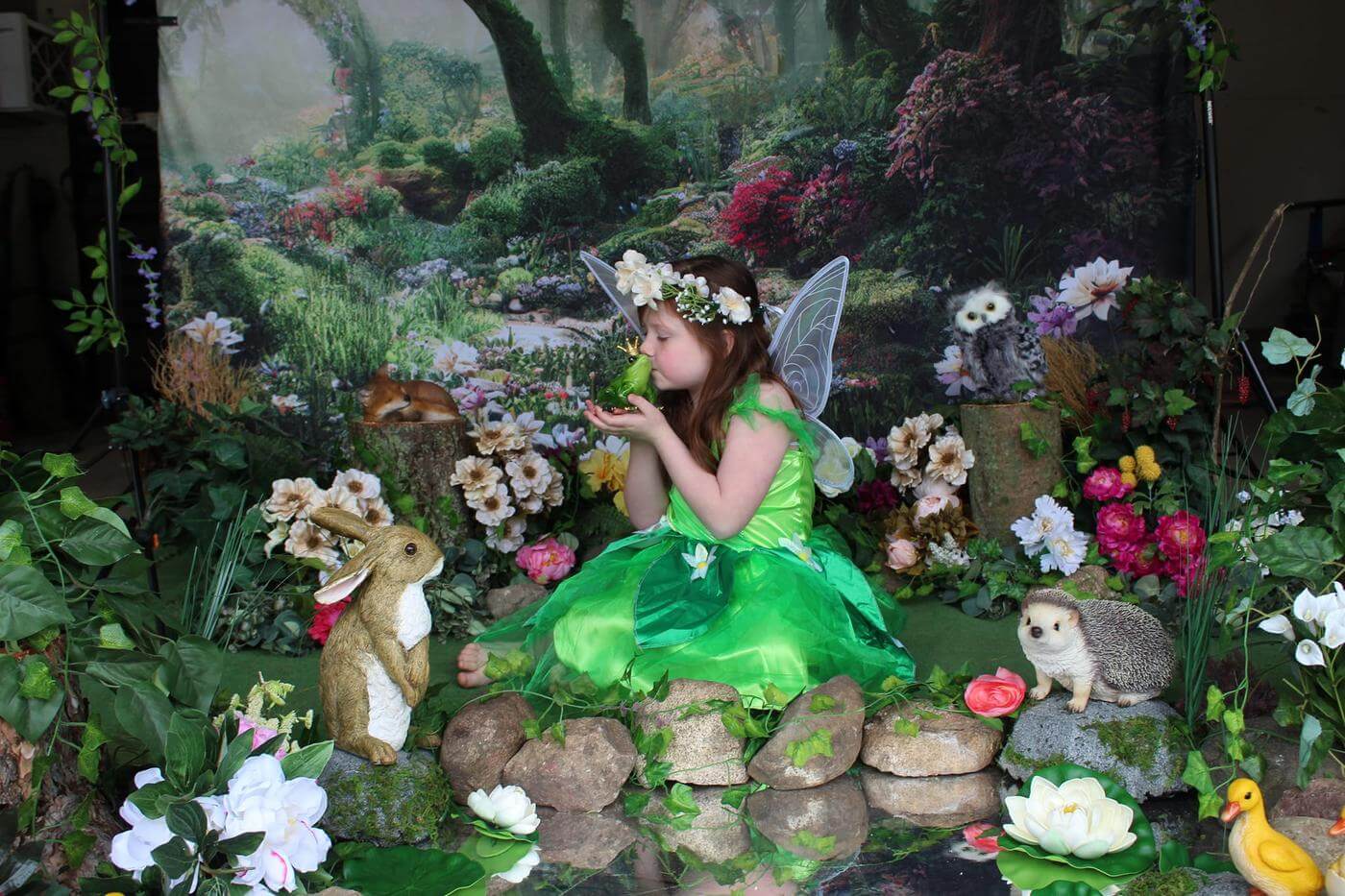 Kate Forest Fantasy Jungle Flower Backdrop Designed by Chain Photography - Image 7