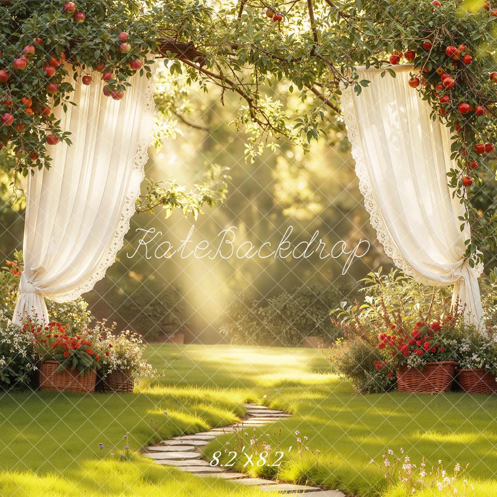Kate Garden Arch Pathway Curtains Sunlight Backdrop Designed by Emetselch - Image 5