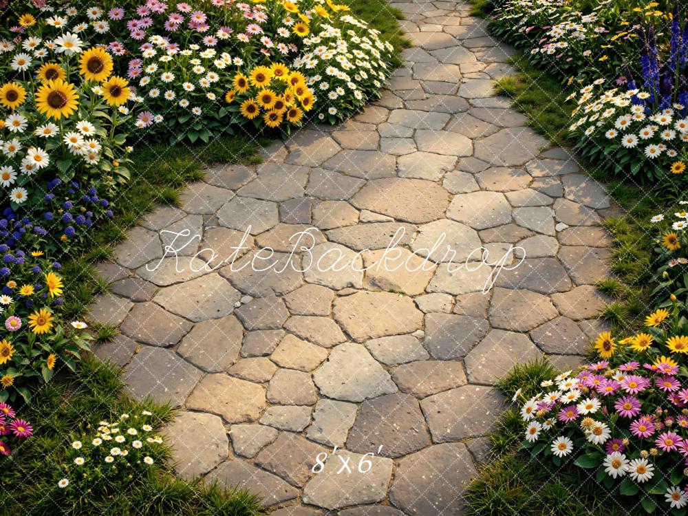 Kate Garden Cobblestone Path Backdrop Designed by Mini MakeBelieve - Image 3