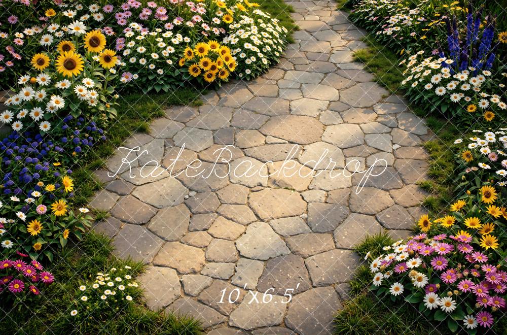 Kate Garden Cobblestone Path Backdrop Designed by Mini MakeBelieve - Image 4