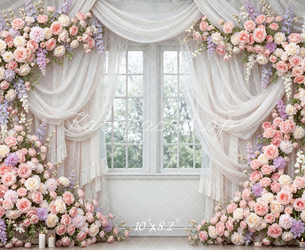 Kate Garland Window Drapes Backdrop Designed by Mini MakeBelieve - Image 6