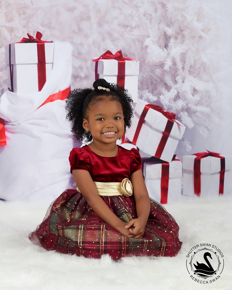 Kate Gift And Snow Tree Backdrop for Christmas Photography - Image 7