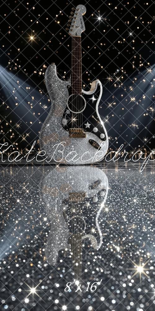 Kate Glitter Guitar Reflection Stage Lights Backdrop Designed by Emetselch - Image 10