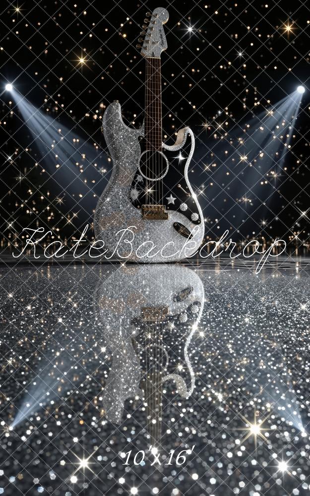 Kate Glitter Guitar Reflection Stage Lights Backdrop Designed by Emetselch - Image 11