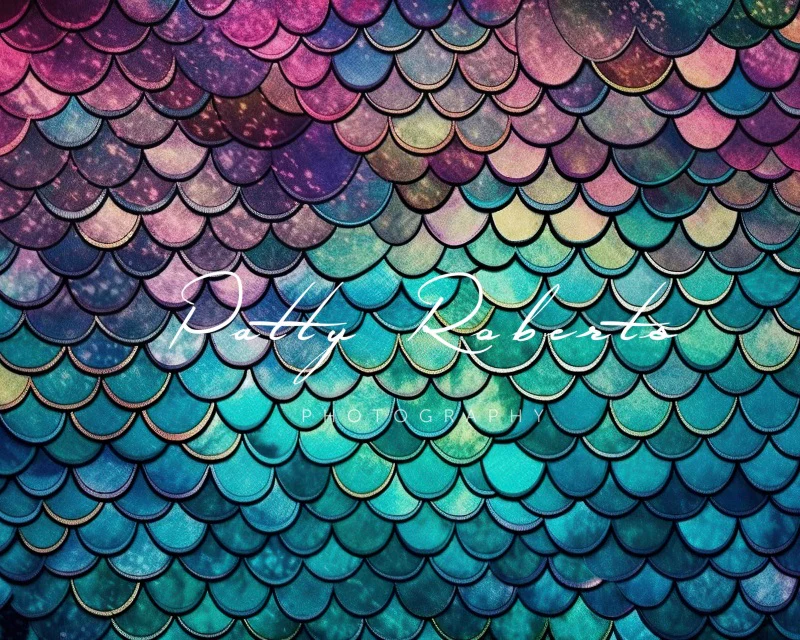 Kate Glitter Mermaid Backdrop Designed by Patty Robert - Image 3