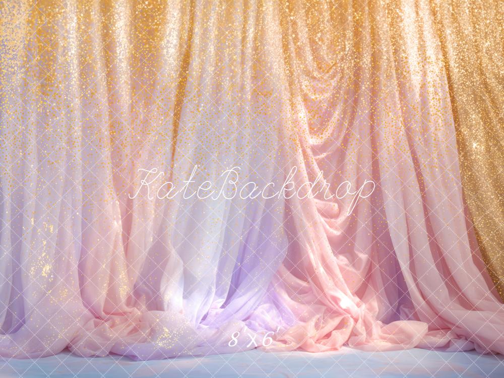 Kate Glitter Ombre Draped Backdrop Designed by Emetselch - Image 3