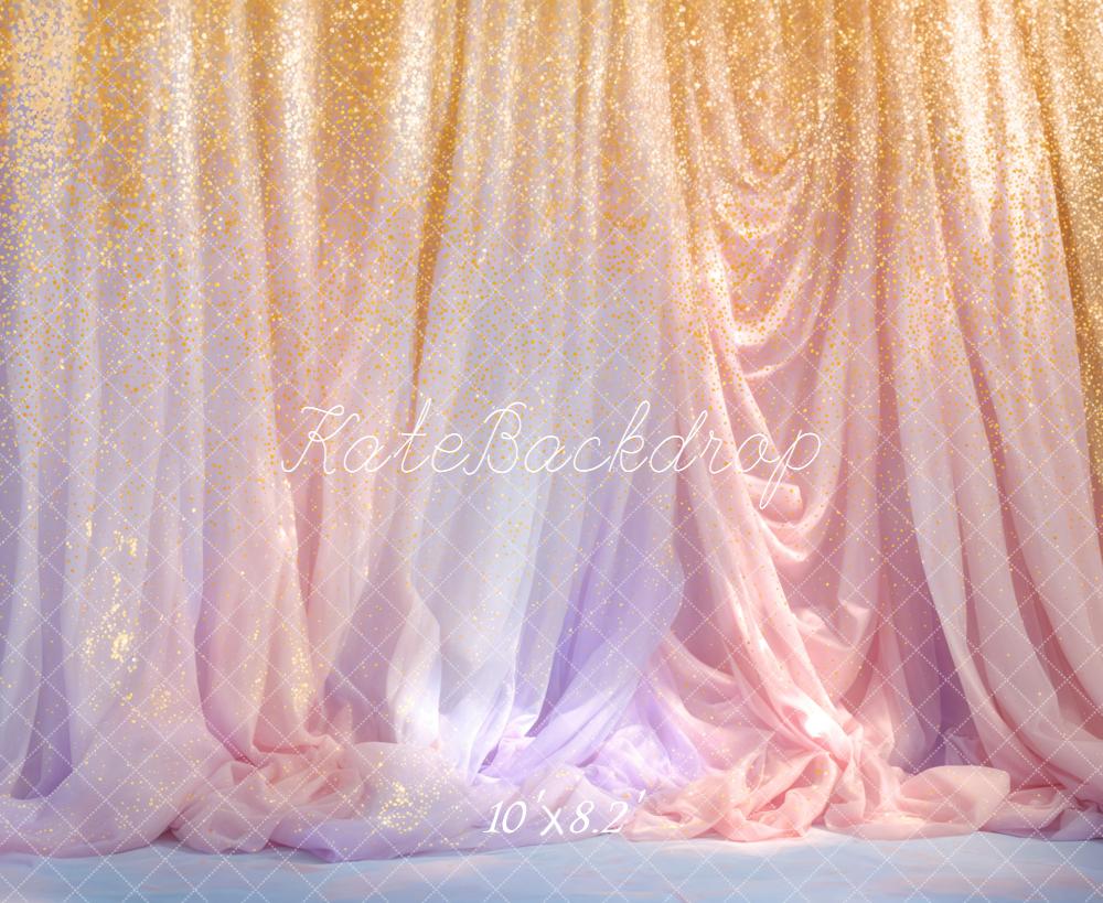 Kate Glitter Ombre Draped Backdrop Designed by Emetselch - Image 6