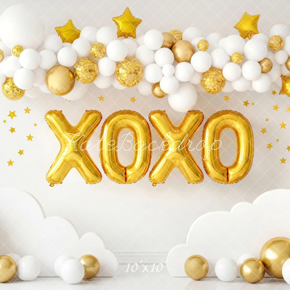 Kate Gold Balloon Letters Star Garland Backdrop Designed by Patty Robert - Image 7