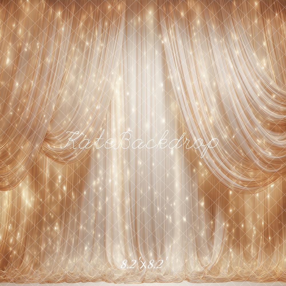 Kate Gold Drapes Sparkling Lights Backdrop Designed by Angela Marie Photography - Image 5