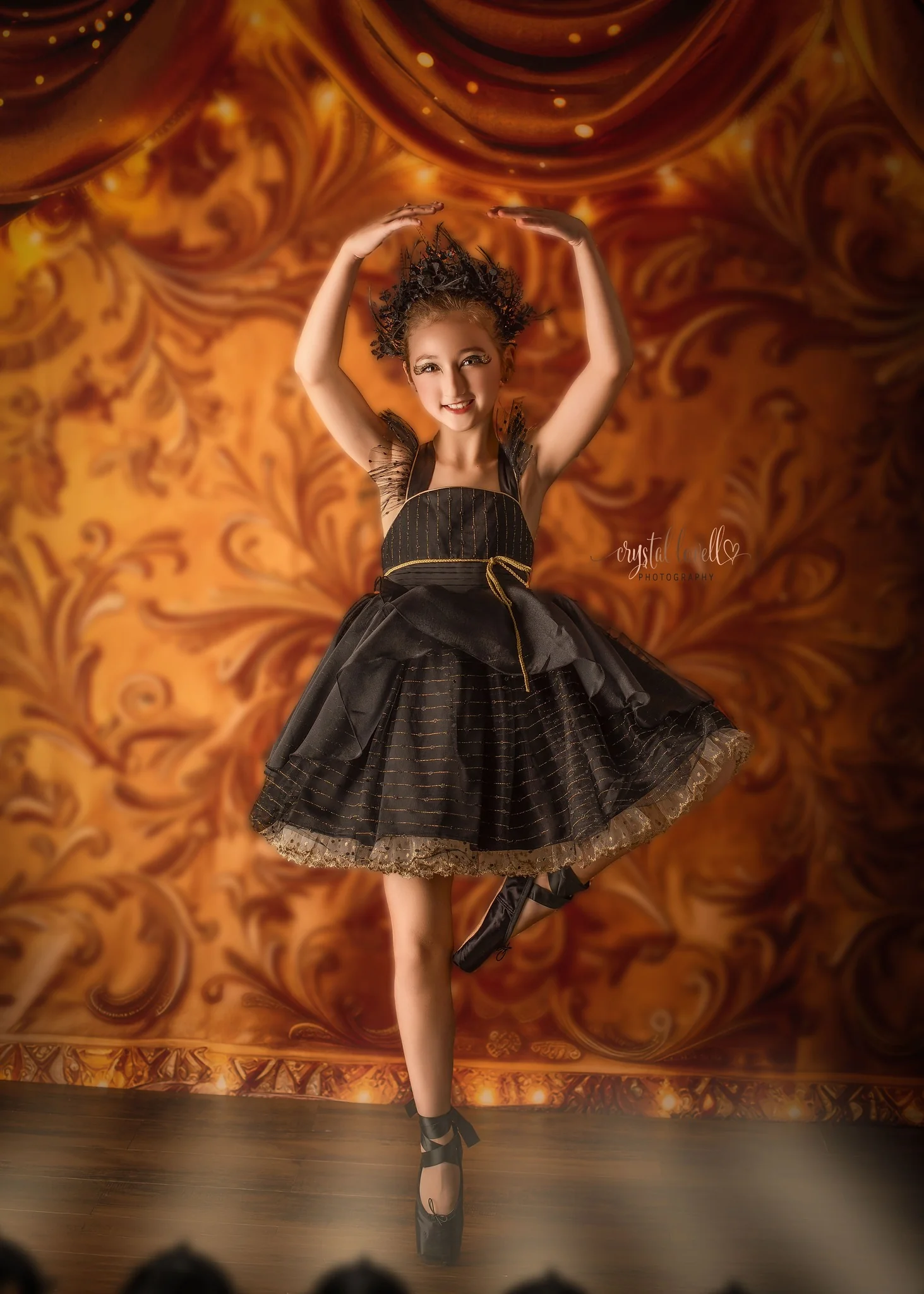 Kate Golden Curtain Carved Wall Backdrop Designed by Mini MakeBelieve - Image 3