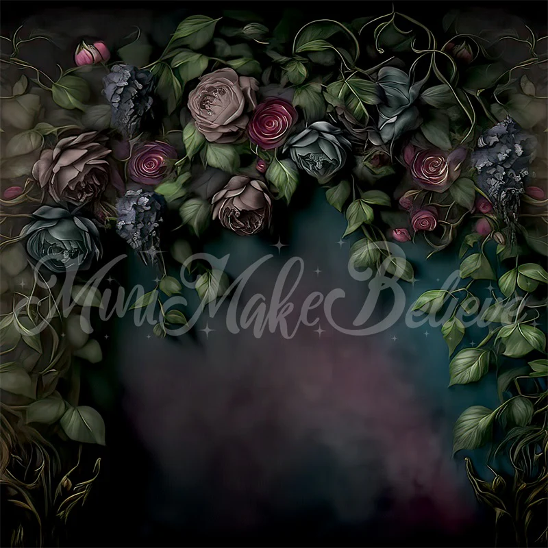 Kate Gothic Ivy Fine Art Floral Backdrop Designed by Mini MakeBelieve - Image 2