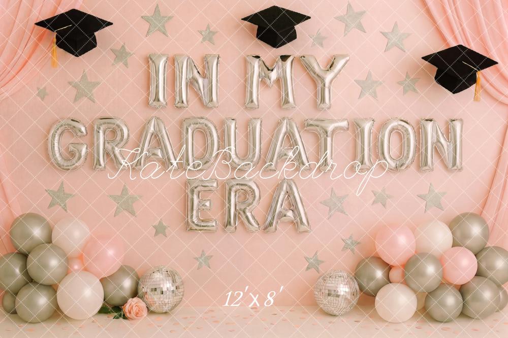 Kate Graduation Balloon Stars Pink Backdrop Designed by Patty Robert - Image 6