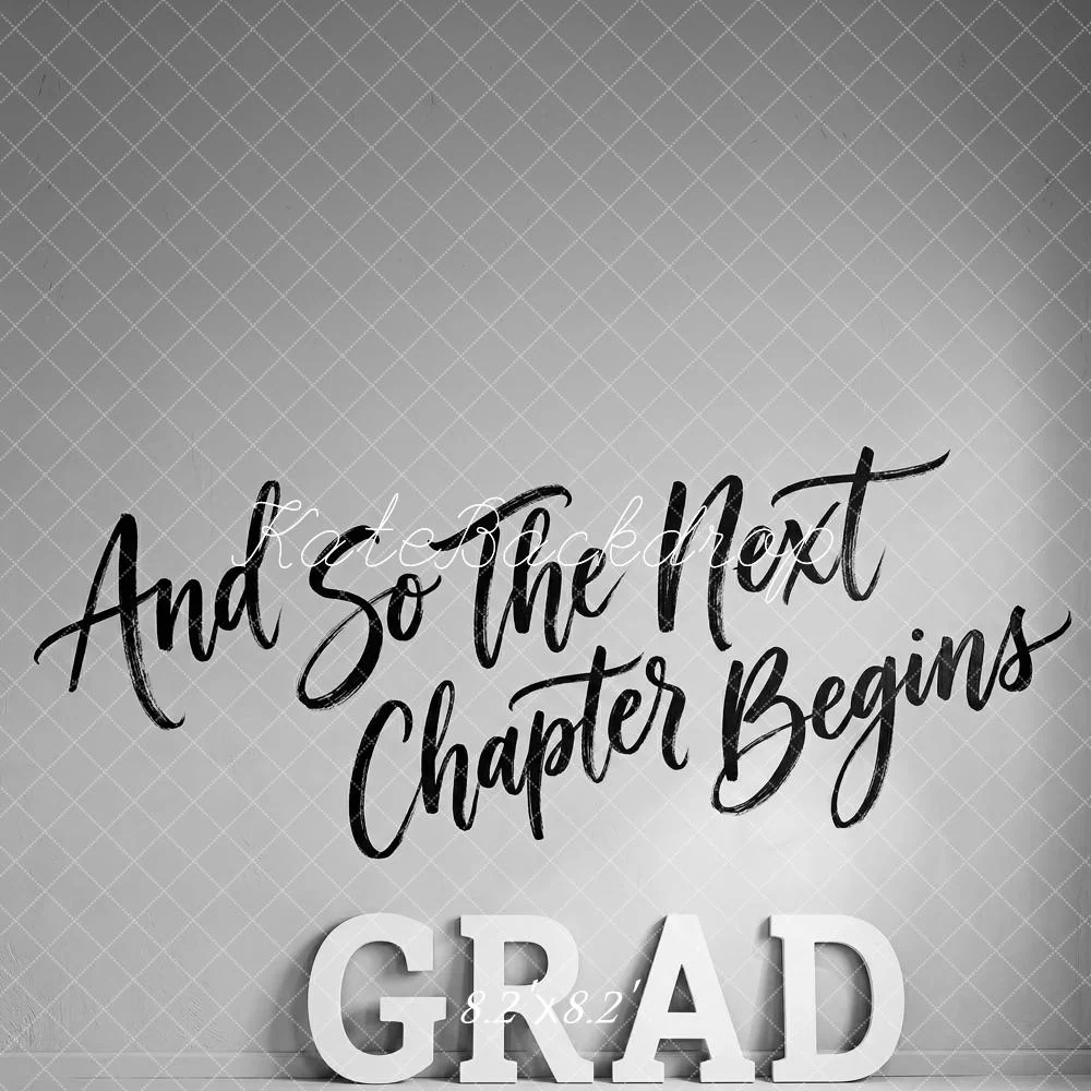Kate Graduation Monochrome Backdrop Designed by Patty Robert - Image 5