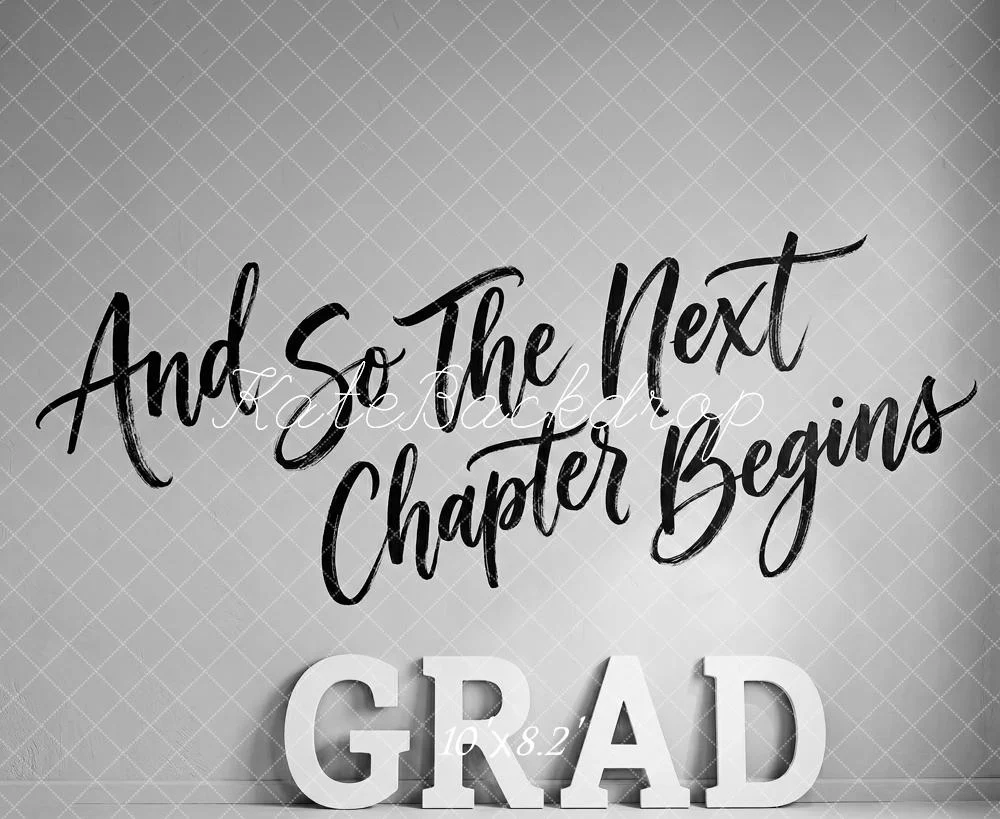 Kate Graduation Monochrome Backdrop Designed by Patty Robert - Image 6