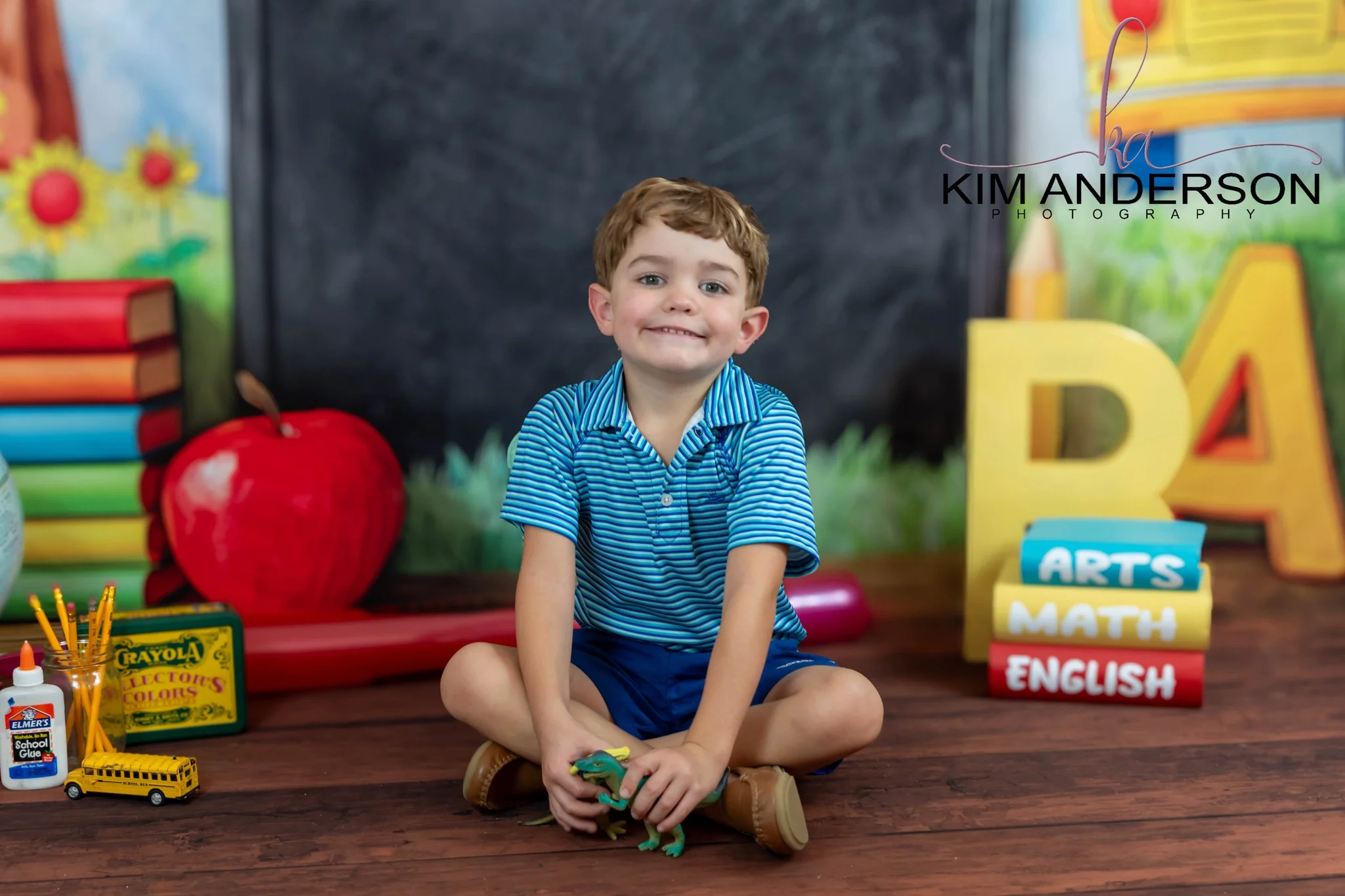 Kate Graduation School Blackboard Rainbow Apples Backdrop Designed by Mini MakeBelieve - Image 3