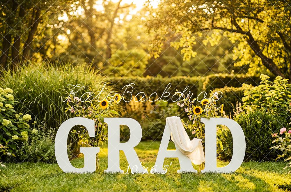 Kate Graduation Sunflowers Garden Backdrop Designed by Patty Robert - Image 4