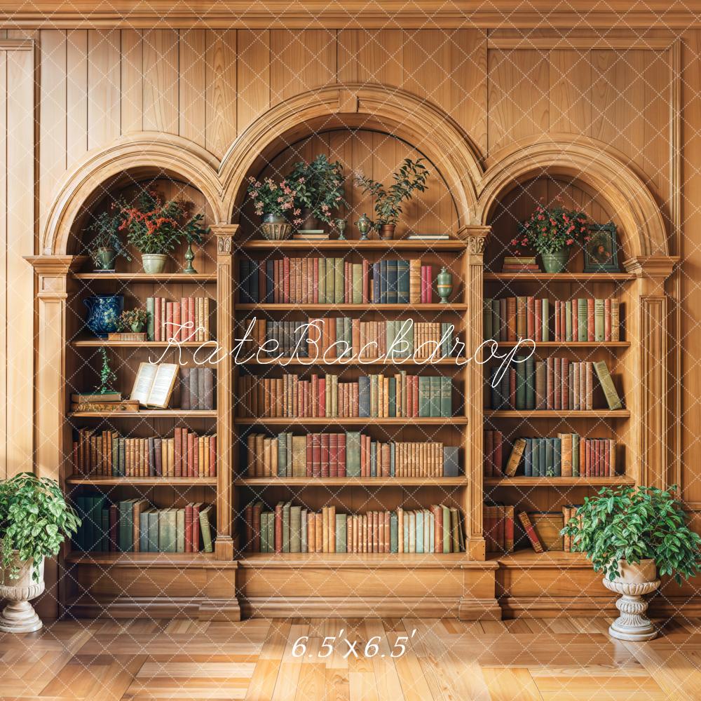 Kate Graduation Wooden Bookshelf Window Backdrop Designed by Emetselch - Image 2