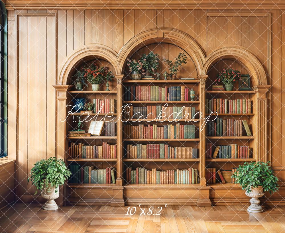 Kate Graduation Wooden Bookshelf Window Backdrop Designed by Emetselch - Image 5