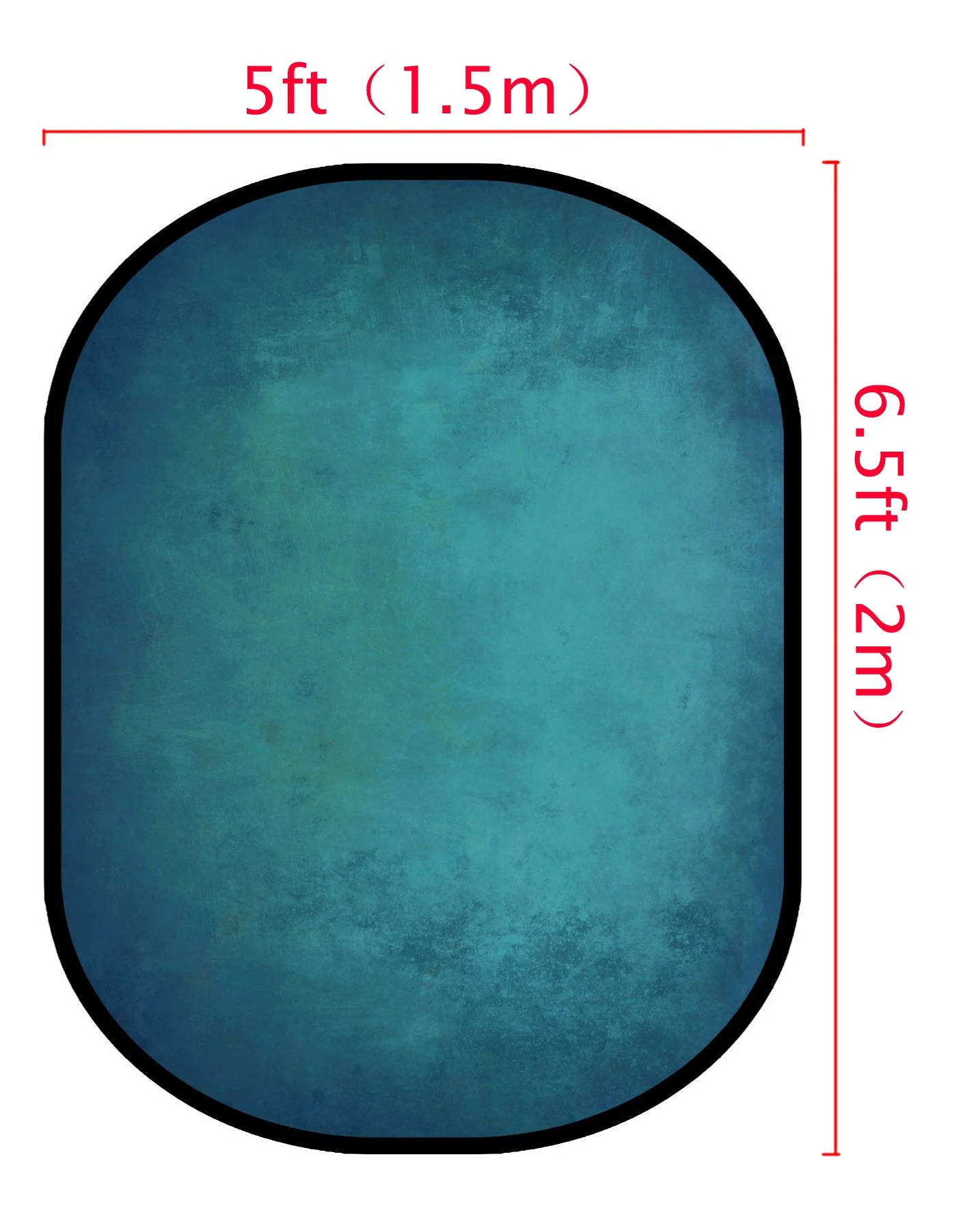 Kate Gray Abstract Texture/ Blue Green Abstract Texture Collapsible Backdrop Photography 5X6.5ft(1.5x2m) - Image 10