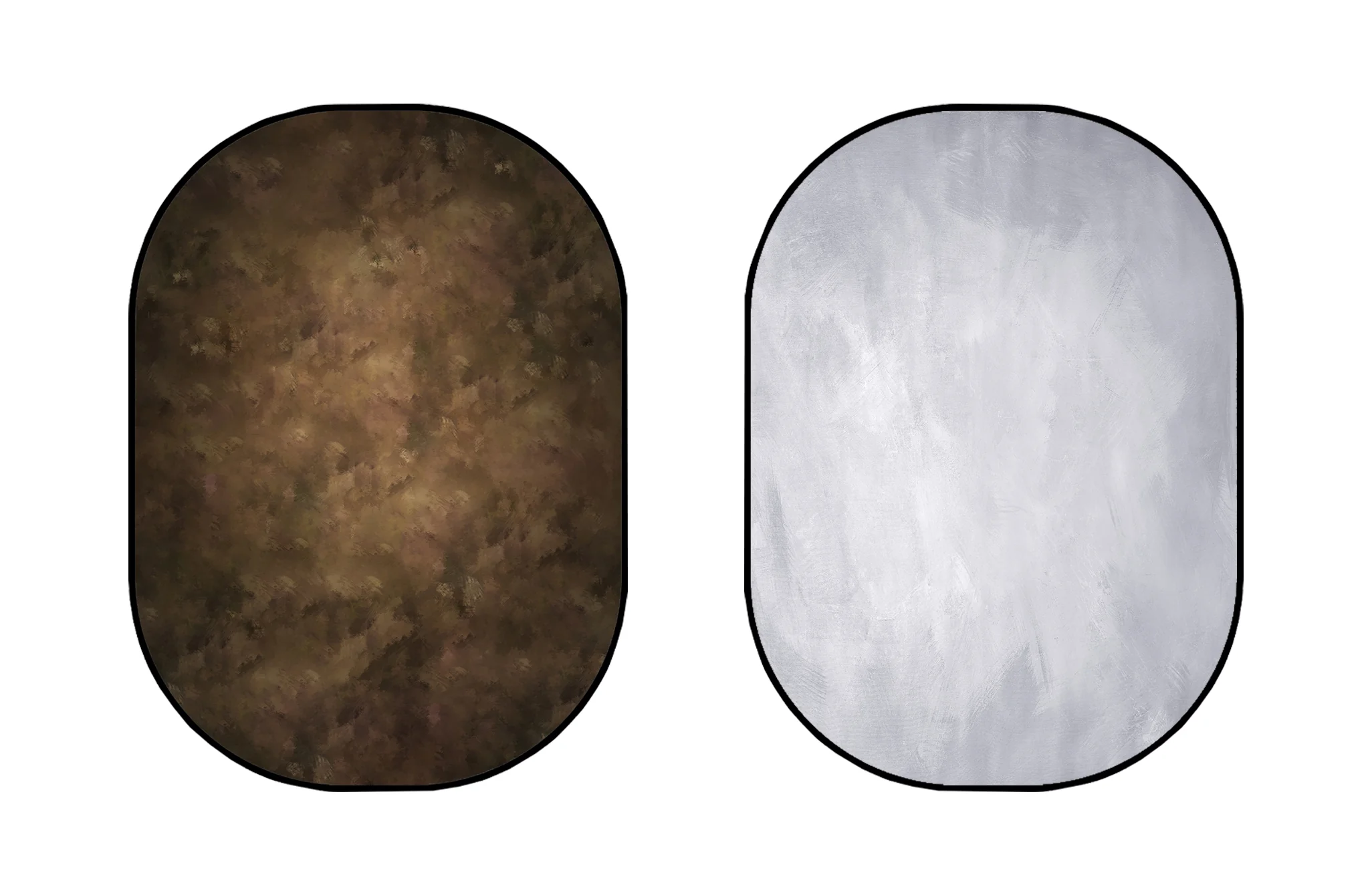 Kate Gray Abstract Texture / Brown Oil Painting Abstract texture Collapsible Backdrop Photography 5X6.5ft(1.5x2m) - Image 3