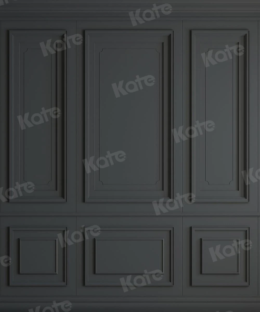 Kate Gray Black Vintage Wall Fleece Backdrop for Photography - Image 7