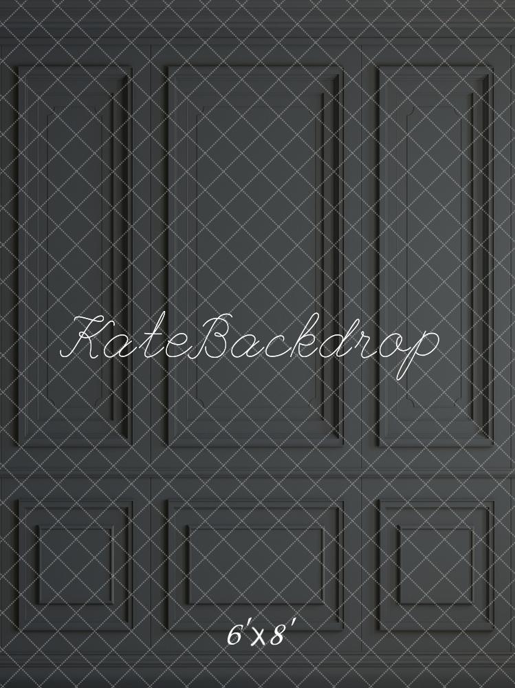Kate Gray Black Vintage Wall Fleece Backdrop for Photography - Image 9