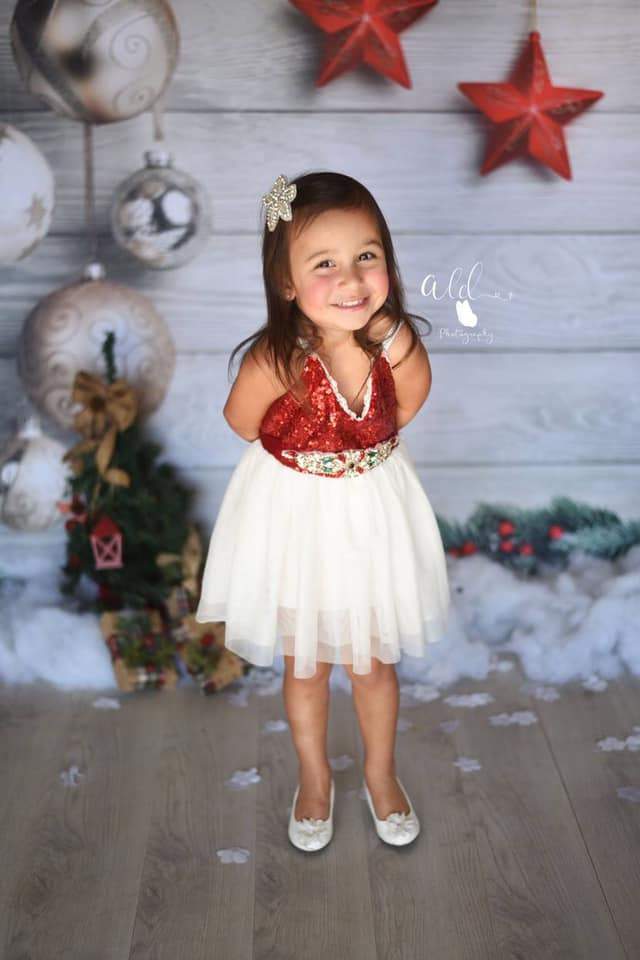 Kate Gray Wood Christmas Decor Backdrop - Image 3
