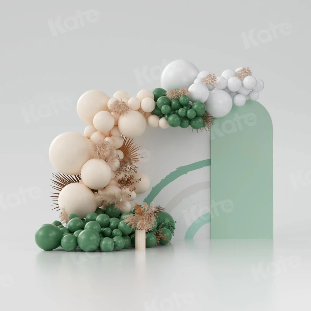 Kate Green Boho Balloons Backdrop Designed by Uta Mueller Photography - Image 5