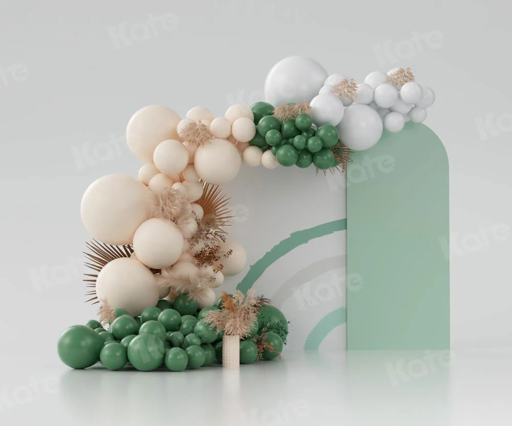 Kate Green Boho Balloons Backdrop Designed by Uta Mueller Photography - Image 6