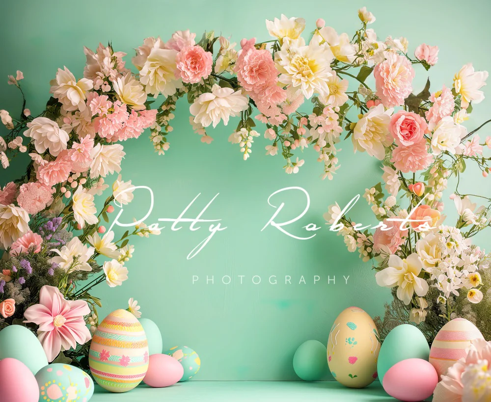 Kate Green Easter Flower Arch Backdrop Designed by Patty Robert - Image 5