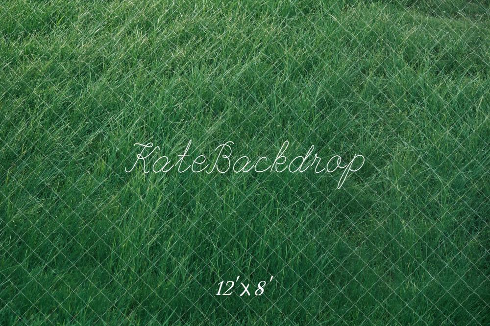 Kate Green Grass Field Floor Fleece Backdrop Designed by Kate Image - Image 4