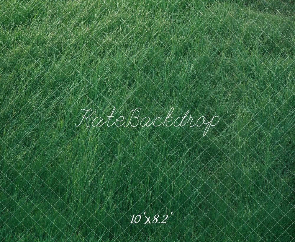 Kate Green Grass Field Floor Backdrop Designed by Kate Image - Image 6