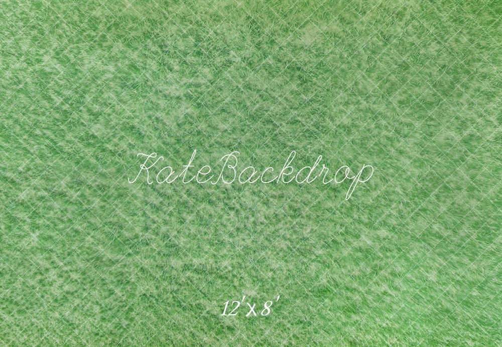 Kate Green Grass Ground Fleece Backdrop Designed by Emetselch - Image 4