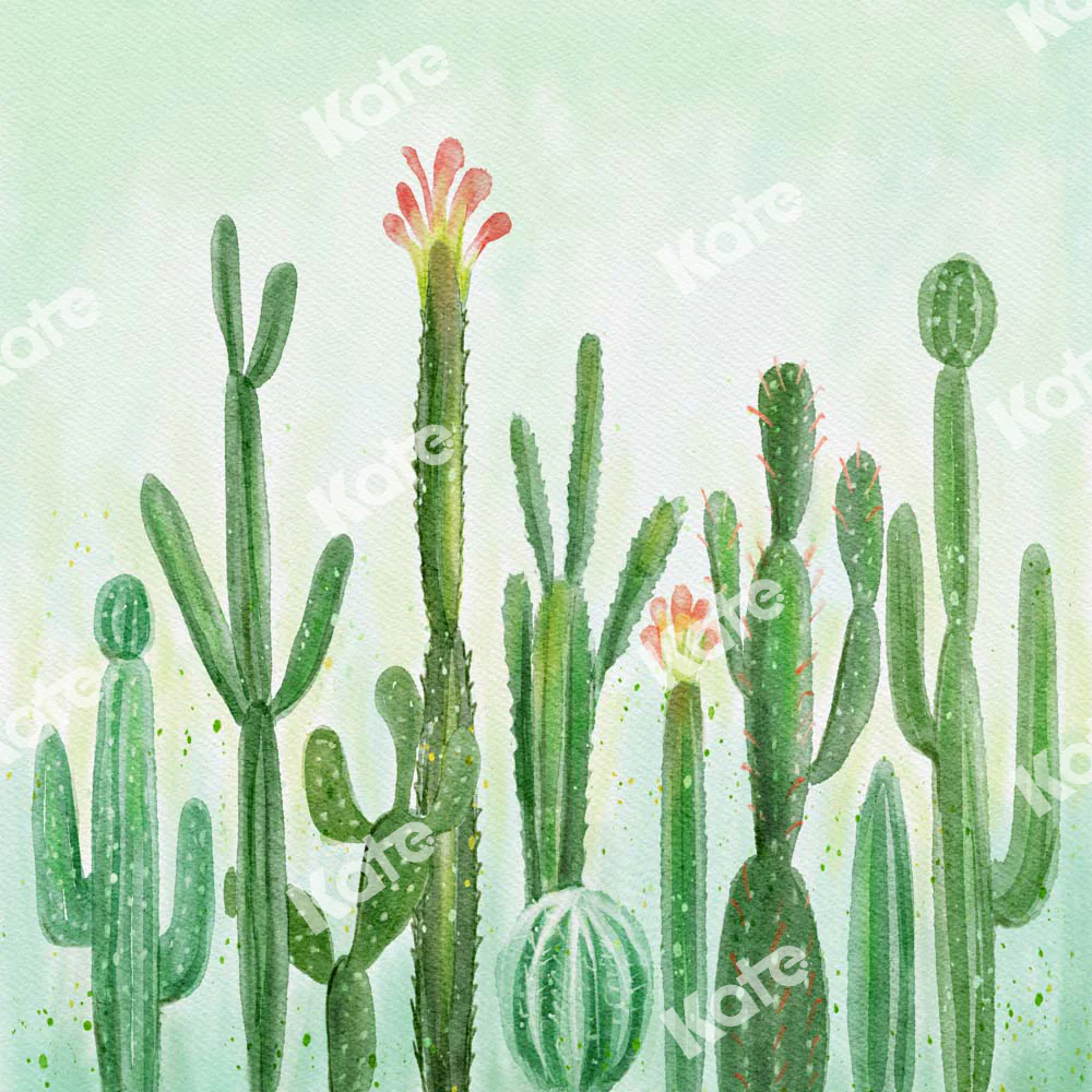 Kate Green Plant Cactus Backdrop Designed by Uta Mueller Photography - Image 2