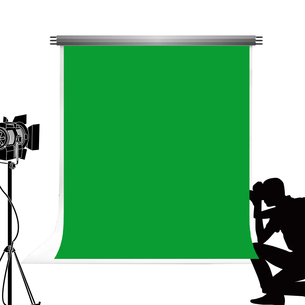 Kate Green Solid Photography Fabric Backdrop - Image 3