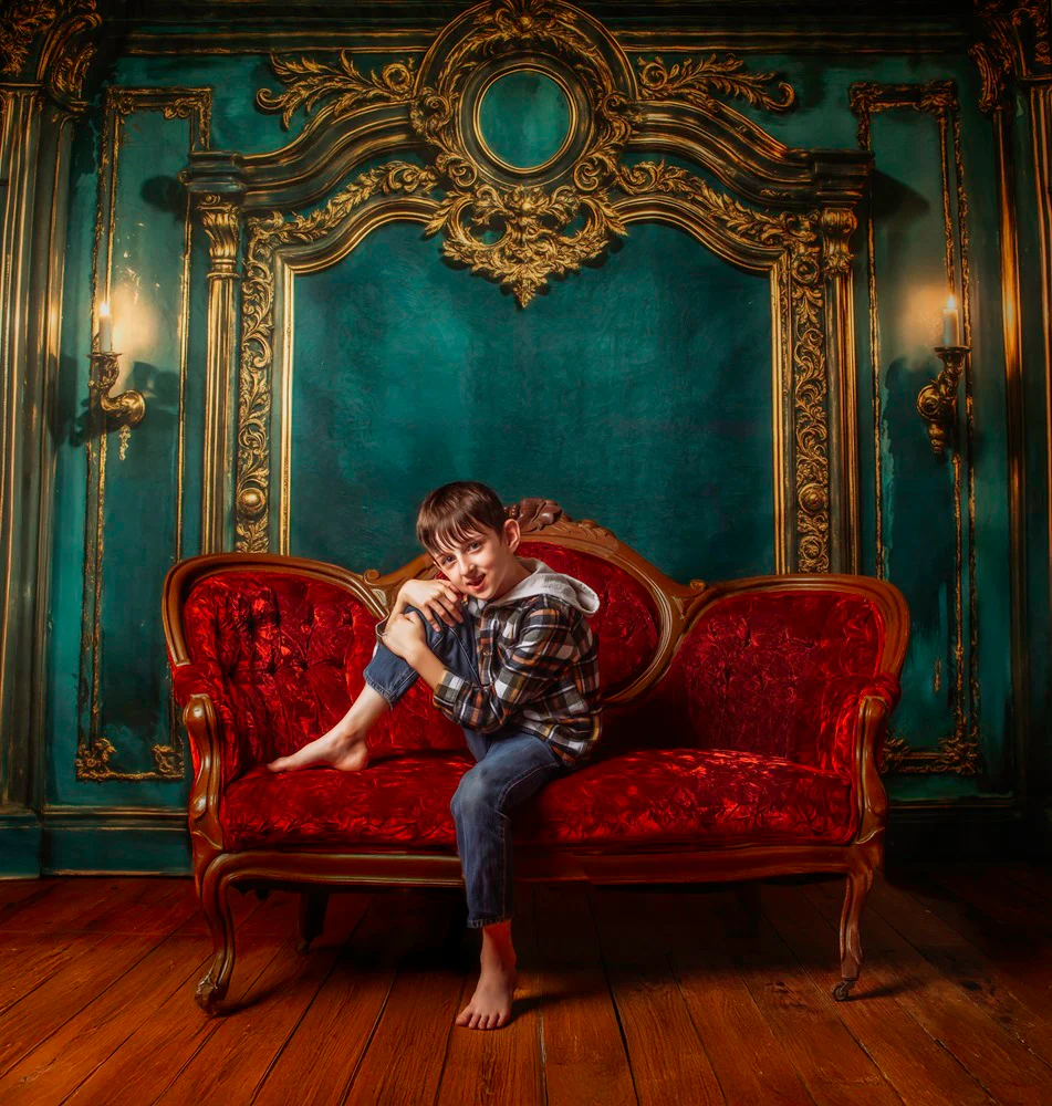 Kate Green Vintage Ornate Wall Backdrop Designed by Emetselch - Image 3