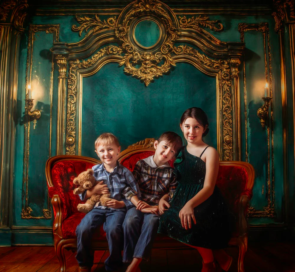 Kate Green Vintage Ornate Wall Backdrop Designed by Emetselch - Image 5