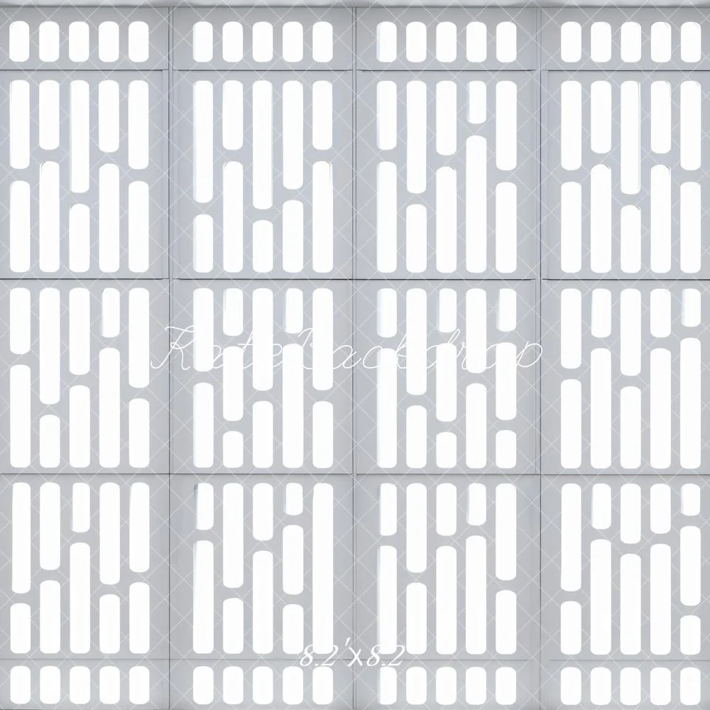 Kate Grey Abstract Geometric Panels Backdrop Designed by Mini MakeBelieve - Image 5