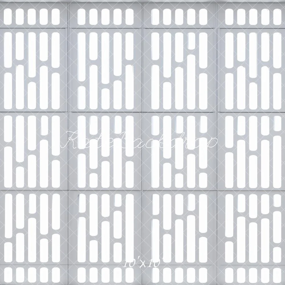 Kate Grey Abstract Geometric Panels Backdrop Designed by Mini MakeBelieve - Image 7