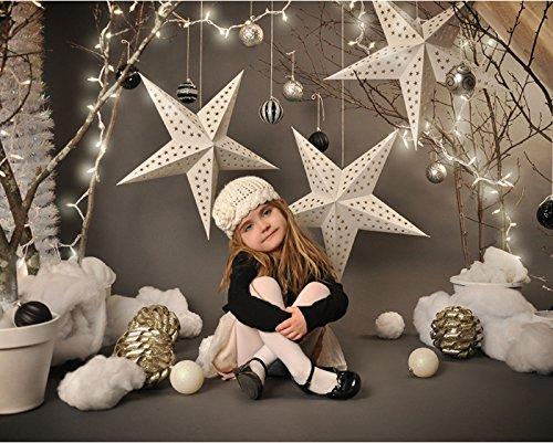 Kate Christmas Grey Star Backdrops for Photography - Image 5