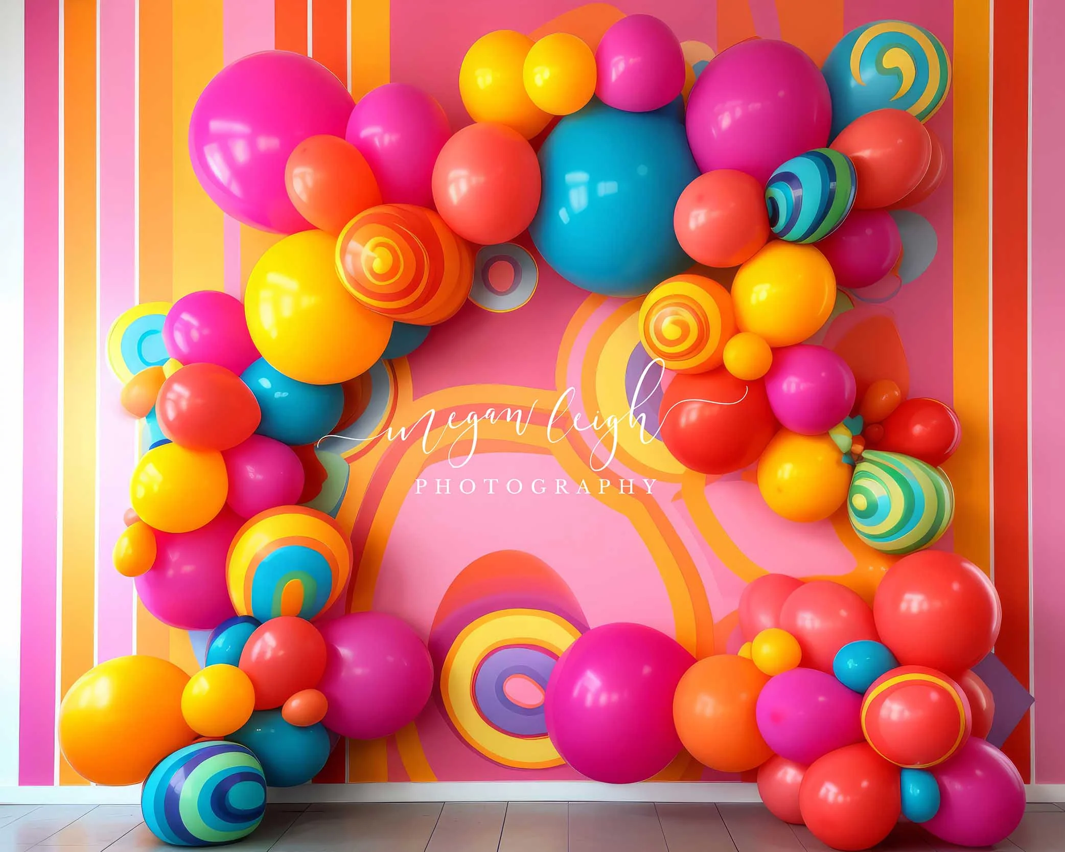 Kate Groovy Wall Balloons Backdrop Designed by Megan Leigh Photography - Image 4