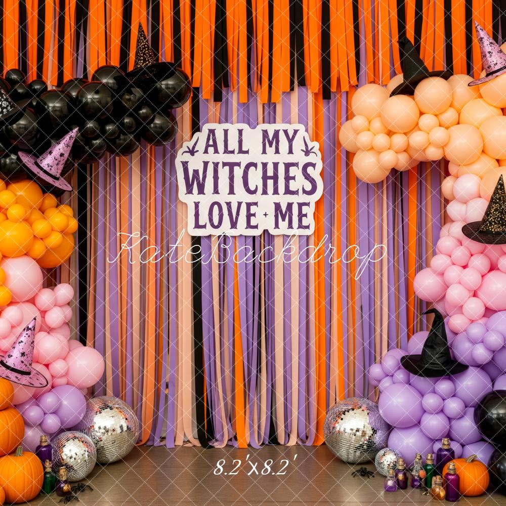 Kate Halloween Balloon Garland Witch Hats Backdrop Designed by Patty Robert - Image 5