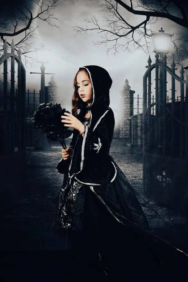 Kate Halloween Dark Backdrop for photography Haunted house - Image 3