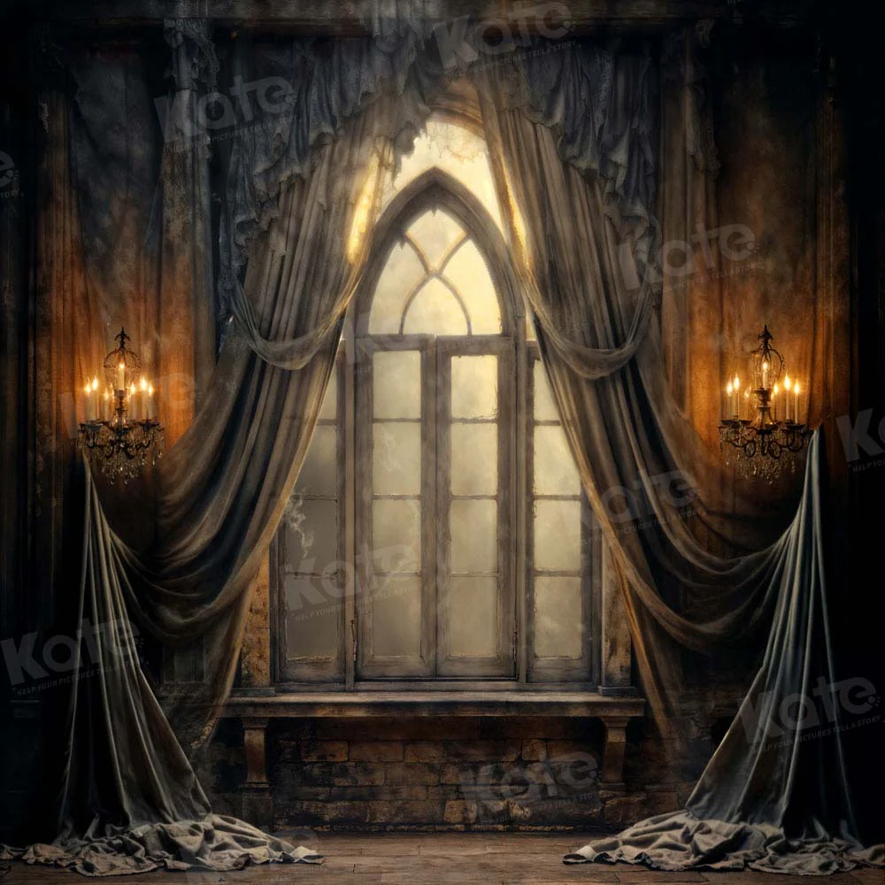 Kate Halloween Dark Stage Curtain Backdrop Designed by Emetselch - Image 4