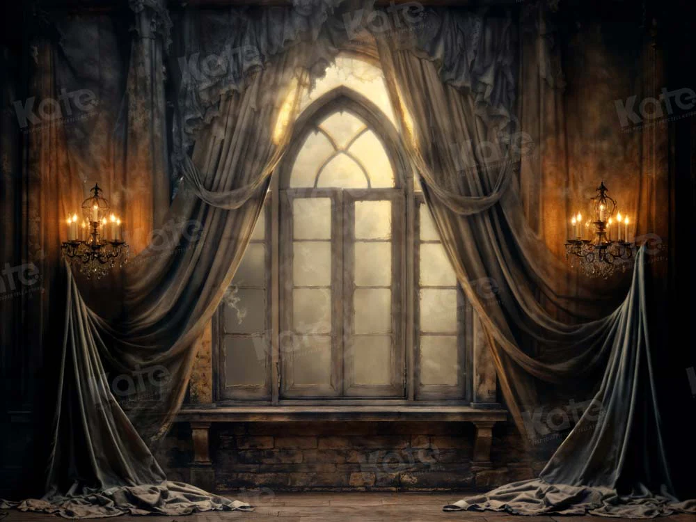 Kate Halloween Dark Stage Curtain Backdrop Designed by Emetselch - Image 5