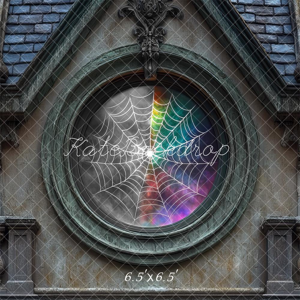 Kate Halloween Exterior Spider Web Window Backdrop Designed by Mini MakeBelieve - Image 4