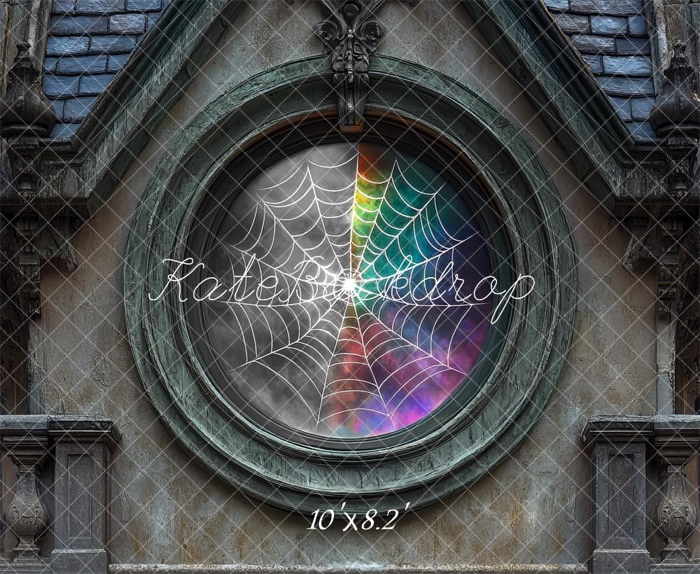 Kate Halloween Exterior Spider Web Window Backdrop Designed by Mini MakeBelieve - Image 5