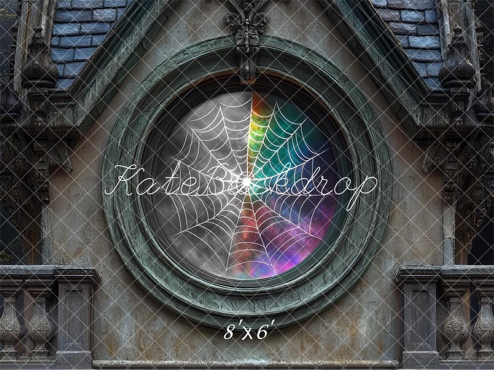 Kate Halloween Exterior Spider Web Window Backdrop Designed by Mini MakeBelieve - Image 7