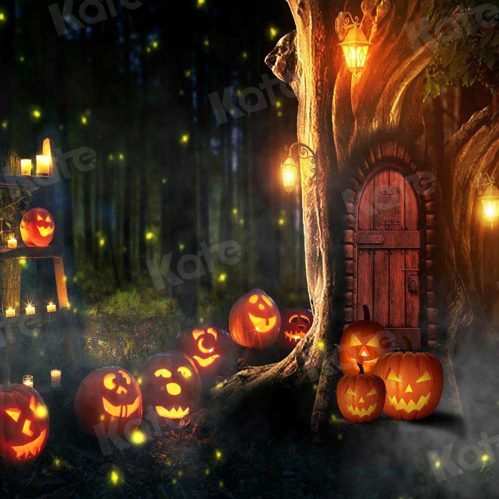 Kate Halloween Forest Night Backdrop for Photography - Image 2
